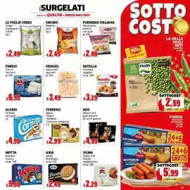 Volantino Mercati Alimentari Pagina 21: Cornetto Classico €4,99, Funghi champignon a fette €2,49