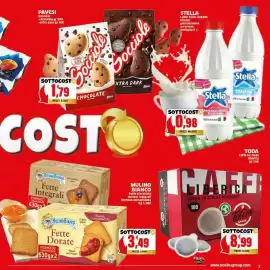 Volantino Mercati Alimentari Pagina 3: Caffè Liberica €8,99, Mulino Bianco Fette Dorate €3,49