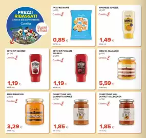 Volantino Oasi Pagina 24: Miele di acacia bio Consilia €5,59, Ketchup Squeeze Consilia €1,19
