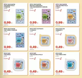 Volantino Oasi Pagina 35: Consilia Petsy croccantini con tonno e verdure €0,99