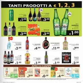 Volantino SuperW Pagina 13: Grappa invecchiata Julia €7,99, Birra metodo lento Ichnusa €1,29