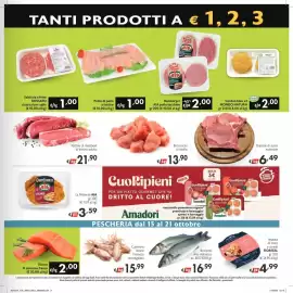 Volantino SuperW Pagina 3: Calamaro verace Marocco €15,99, Bocconcini di vitello €13,90