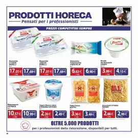 Volantino Docks Cash&Carry Pagina 20: Gnocchetti di Patata Patarò €2,88, Ricotta del Boscaiolo LONGO €3,99