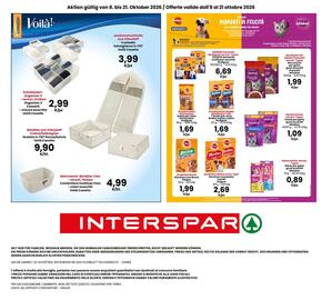 Volantino Interspar Pagina 16: Biscotti per cane Markies assortiti Pedigree €2,69, Hundekekse Biscrok €1,99