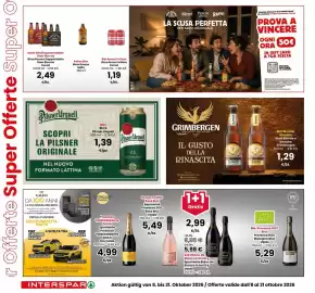 Volantino Interspar Pagina 12: Sekt Blanc de Blancs Extra Dry Spumante Blanc de Blancs Extra Dry Valdo €2,99