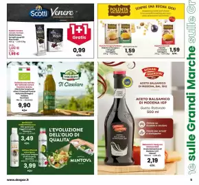 Volantino Interspar Pagina 5: Polenta Valsugana Taragna €1,59, Aceto Balsamico di Modena IGP Gusto Rotondo €2,19