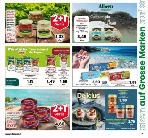 Volantino Interspar Pagina 7: Entsteinte Taggiasca-Oliven €3,49, Filetti di alici in olio di oliva €2,79
