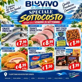 Volantino BluVivo Pagina 7: Il sapore del mare alla tua tavola! PESCHERIA ORATE FRESCHE BLOVIVO un mare di scelte SPECIALE