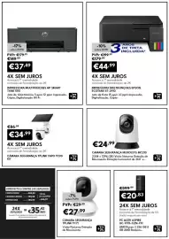 Folheto Radio Popular Página 17: Câmera segurança mercusys mc210 €24,99, Câmera segurança tlink tapo tc90 kit €34,99