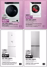 Folheto Radio Popular Página 7: Máquina lavar roupa encastre haier €26,24, Combinado candy cncq2t618dx €44,99