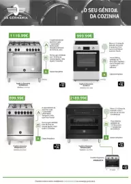Folheto Radio Popular Página 23: Fogão La Germania AMN855GXV €1.119,99, Fogão La Germania AMN664GXV/24 €899,99