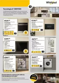 Folheto Radio Popular Página 6: Combinado de Encastre WHC18 T322 €879,99, Micro-ondas com grill 20l wmF200G €338,99