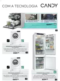 Folheto Radio Popular Página 9: Máquina de lavar roupa €499,99, HOn máquina de lavar e secar roupa €589,99