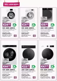 Folheto Radio Popular Página 3: Máquina lavar roupa eletrônica €24,99, Máquina lavar roupa indesit €31,99