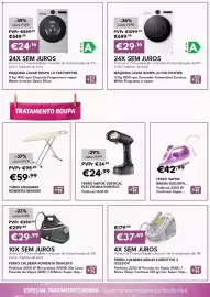 Folheto Radio Popular Página 4: Máquina lavar roupa lg f4x7009tsb €24,16, Máquina lavar roupa lg f4x7513tWB €29,16