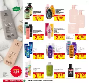 Volantino Interspar Pagina 10: Shampoo o balsamo Purple, Glycolic, Bond, Growth Booster Elvive €4,99