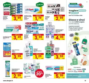 Volantino Interspar Pagina 13: Collutorio assortito Pasta del Capitano €1,29, Collutorio Total Care assortito Listerine €3,59