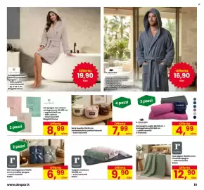 Volantino Interspar Pagina 15: Set 4 lavette confezionate in cestino tessuto €7,99