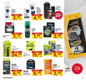 Volantino Interspar Pagina 9: Lame One Blade Philips €15,90, Gillette Blue 3 €6,90