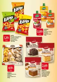 Food Plus folder Pagina 10: ŁAPSY Chrupki kukurydziane, wybrane rodzaje €1,29, 4 break cookie mix €4,19