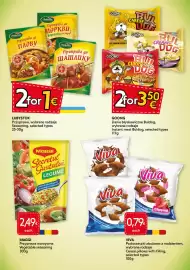 Food Plus folder Pagina 8: Goong Buldog €3,50, Lubystok Przyprawa do Plovu €1,00