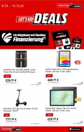 MediaMarkt Prospekt woche 41 Seite 1: SAMSUNG Galaxy Tab A11+ Wi-Fi, Tablet, 128 GB, 11 Zoll, Grau €229,00