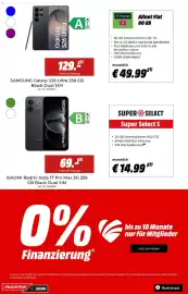 MediaMarkt Prospekt woche 41 Seite 6: SAMSUNG Galaxy S26 Ultra 256 GB Black Dual SIM €129,00