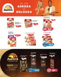 Catálogo Supermercados Savegnago Página 10: Presunto cozido Aurora fatiado €5,95, Lasanha aurora à bolonhesa €12,90
