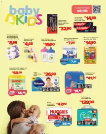 Catálogo Supermercados Savegnago Página 14: Lenço umedecido Huggies €55,95, Haste flexíveis mili pote €7,55