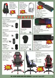 Harald Nyborg tilbudsavis uge 41 Side 49: Razer Musemåtte €25,00, Headset H2230d €129,00