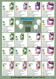 Harald Nyborg tilbudsavis uge 41 Side 55: Philips LED-pære E27 T38 €21,00, Philips LED-pære E27 A60 €34,00