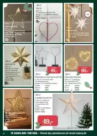 Harald Nyborg tilbudsavis uge 41 Side 80: Nowel Metalstjerne eller hjerte på fod €49,00, Nowel Dekorationskrans €69,00