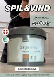 Harald Nyborg tilbudsavis uge 41 Side 9: SPIL&VIND + SVANEMERKET 9 Liter Sagacolor 3= VALGFRI MALING FRA SAGACOLOR FOR