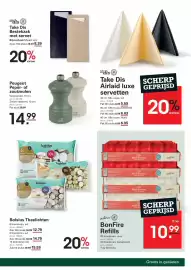Sligro folder | Non-Food Pagina 3: BonFire Refills €10,99, Take Dis Airlaid luxe servetten €5,59