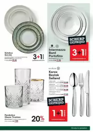 Sligro folder | Non-Food Pagina 5: Pasabahce Glazen Timeless €7,99, Intermezzo Bord Portofino €11,96