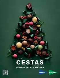 Catálogo Hipercor Página 1: 前 CESTAS NAVIDAD 2026 CATALUÑA ■ HIPERCOR El Corte Ingle's