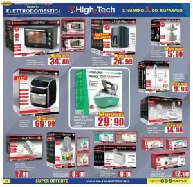 Volantino Maury's Pagina 20: Friggitrice ad aria High-Tech €24,99, High-Tech sbattitore €7,99