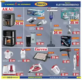Volantino Maury's Pagina 21: Friggitrice Aria 7,5 LT €39,90, Termozeta caldaia €35,90