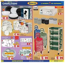 Volantino Maury's Pagina 22: Piatti Spot €4,99, Divino calice vino Bormioli Rocco €8,90
