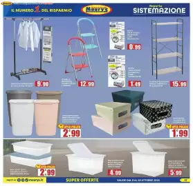 Volantino Maury's Pagina 27: Portabiancheria Monte Bianco €2,99, Scatola PVC MA MAISON €1,99