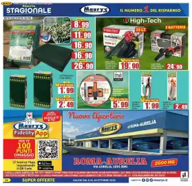 Volantino Maury's Pagina 32: Maury's forbici da vigna €1,99, Mamaison kit tubo irrigazione €5,99