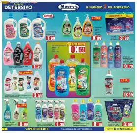 Volantino Maury's Pagina 6: Detersivo lavatrice Maury's €2,69, Bucato liquido Maury's €1,39