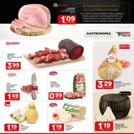 Volantino Quick Sisa Pagina 3: Galbani Mortadella Augustissima Oro €0,99, Bella Lodi formaggio senza lattosio €1,19