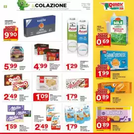 Volantino Quick Sisa Pagina 5: Sisa biscottate classiche/integrali €1,09, Ferrero Kinder Brioss Latte e Cacao €2,49