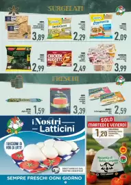 Volantino Ciro Amodio Pagina 7: Findus Ciuffetti di Spinaci Primavera €2,99, Sammontana sorbettiera gelato vari gusti €3,99