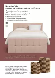 Leen Bakker folder Pagina 10: Boxspring Yuka