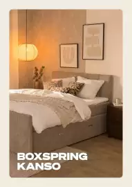 Leen Bakker folder Pagina 8: Boxspring Kanso