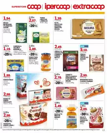 Volantino Extracoop Pagina 13: Cornetti integrali frutti di bosco barbabietola e uva misura €2,79