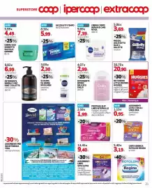 Volantino Extracoop Pagina 21: Lines intervallo &go €1,99, Detergente barba e viso King C Gillette rinfrescante €6,99