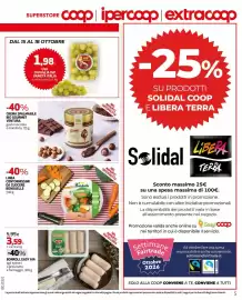 Volantino Extracoop Pagina 5: Uva di Puglia IGP €1,98, Crema spalmabile bio gourmet Ventura